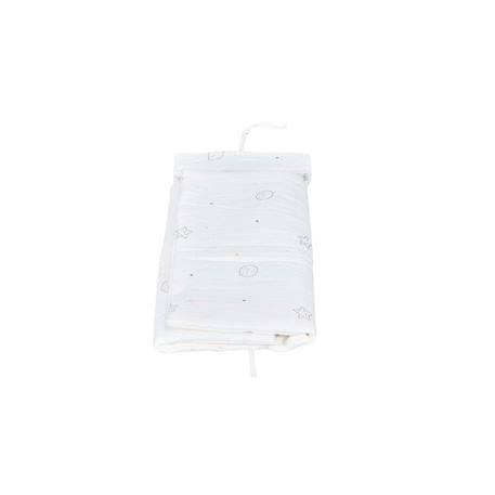 Matelas à  langer nomade en coton Bio blanc BLANC 3 - vertbaudet enfant 