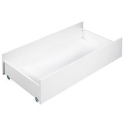 Chambre et rangement-Chambre-Lit bébé, lit enfant-Tiroir pour lit évolutif en bois blanc