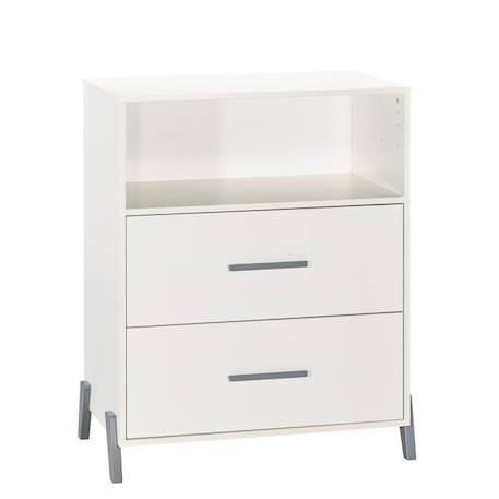 Commode à langer en bois blanc BLANC 2 - vertbaudet enfant 