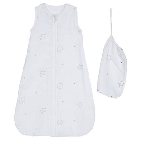 Gigoteuse en coton bio blanc BLANC 1 - vertbaudet enfant 