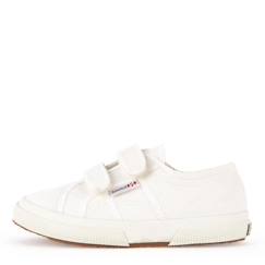 -Baskets - SUPERGA - 2750 Velcro - Enfant - Blanc - Tige en toile