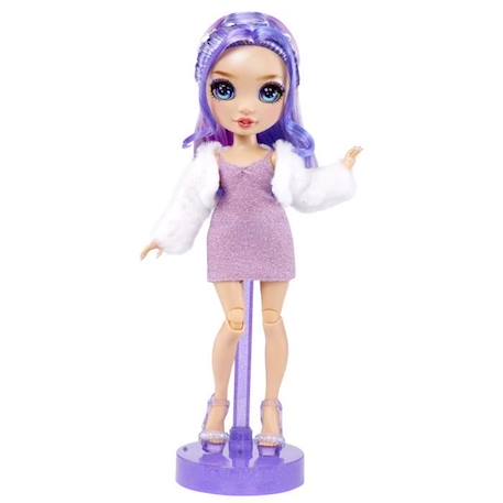 Rainbow High Tentpole PR Theme Doll - PURPLE - 1 robe de Gala et 1 tenue decontractée + accessoires et carnet de croquis VIOLET 2 - vertbaudet enfant 