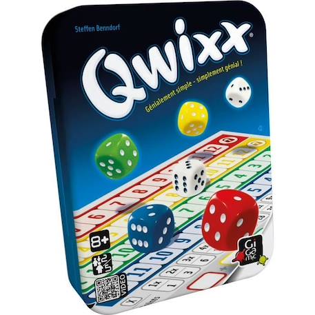 Qwixx - Jeu de dés - GIGAMIC VERT 1 - vertbaudet enfant 