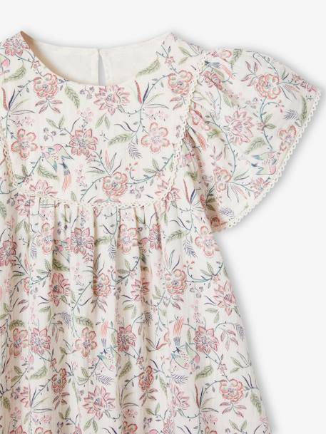 Robe imprimée fille capsule fête des mères vanille 8 - vertbaudet enfant 