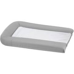 Puériculture-Matelas, accessoires de lange-Matelas à  langer avec éponges amovibles - Gris Perle - 42 x 70 cm