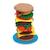 Set pâtes à modeler - PLAYDOH - Burger Party - Accessoires pour créer des hamburgers et hot-dogs - Dès 3 ans BLEU 3 - vertbaudet enfant 