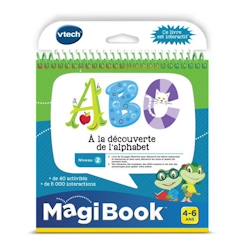 -VTECH - Livre Interactif Magibook - ABC, À La Découverte De L'Alphabet