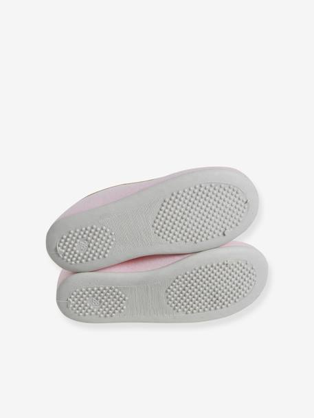 Chaussons élastiqués enfant en toile abricot+rose pâle 10 - vertbaudet enfant 