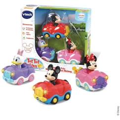 VTECH - Tut Tut Bolides - Coffret Trio Minnie/Mickey (Cabrio Minnie + Daisy + Mickey)  - vertbaudet enfant