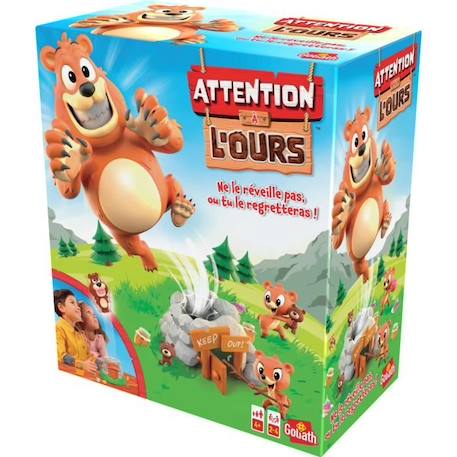 Attention à l'ours - Jeu de plateau - GOLIATH MARRON 1 - vertbaudet enfant 