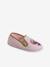 Chaussons élastiqués enfant en toile abricot+rose pâle 6 - vertbaudet enfant 