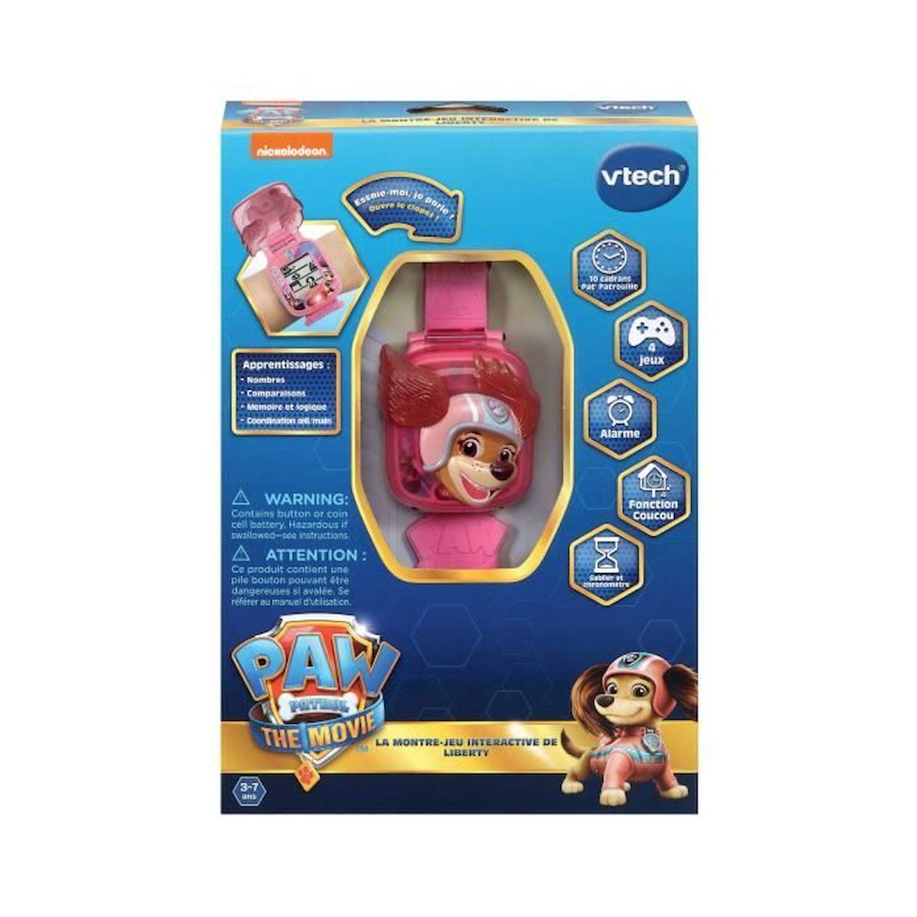 Montre Jeu Interactive Pat Patrouille Le Film de VTECH Liberty