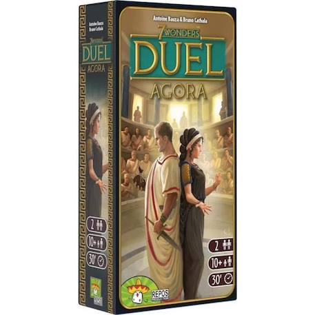 Extension Agora 7 Wonders Duel - Jeu de société - ASMODEE - Agora - 10 ans - 2 joueurs - 30 minutes MARRON 1 - vertbaudet enfant 