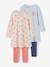 Lot de 2 chemises de nuit 'pommes' + legging rose 1 - vertbaudet enfant 