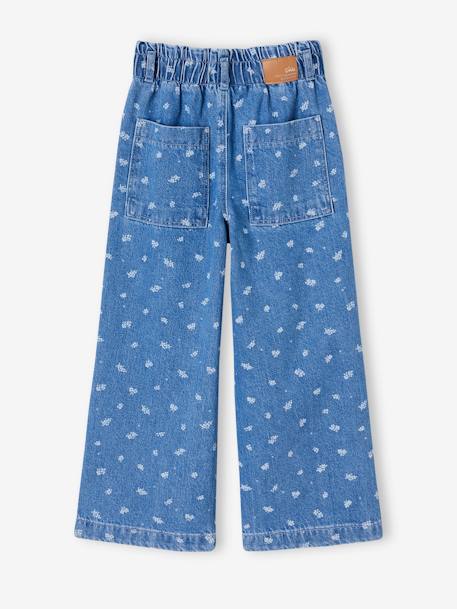 Jean large motifs fantaisie fille stone 2 - vertbaudet enfant 