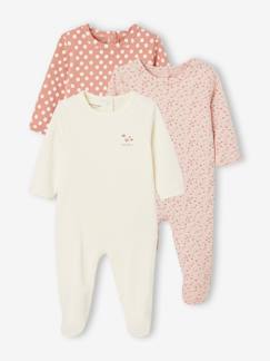 Lot de 3 dors-bien bébé en interlock BASICS  - vertbaudet enfant