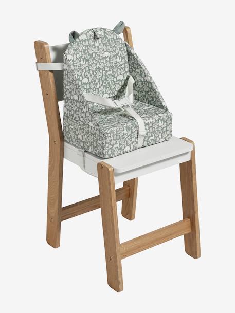 Rehausseur de chaise bleu grisé+gris 2 - vertbaudet enfant 