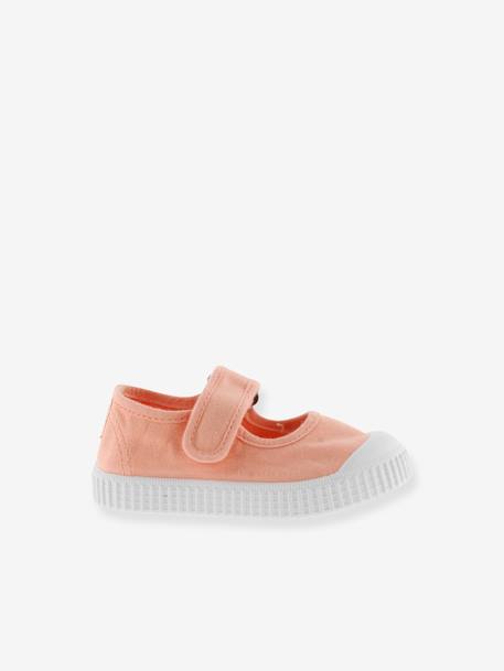 Ballerines enfant 1915 Mercedes Lona Tintada 136605 VICTORIA® beige+bleu jean+rose 10 - vertbaudet enfant 