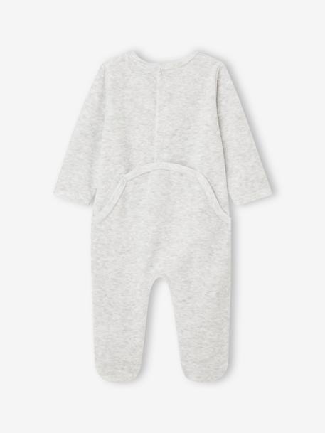 Dors-bien bébé garçon Disney® Tic & Tac en velours gris chiné 2 - vertbaudet enfant 