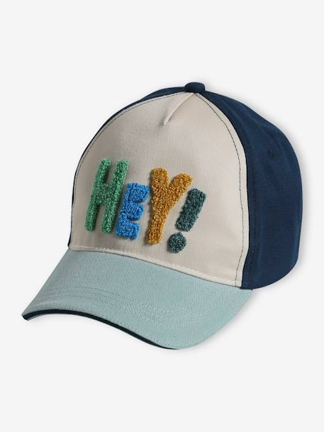 Casquette HEY! garçon beige+bleu 9 - vertbaudet enfant 