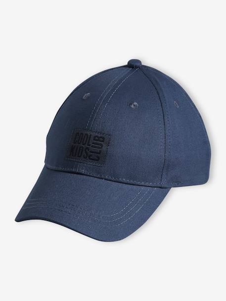 Garçon-Accessoires-Casquette unie garçon brodée devant