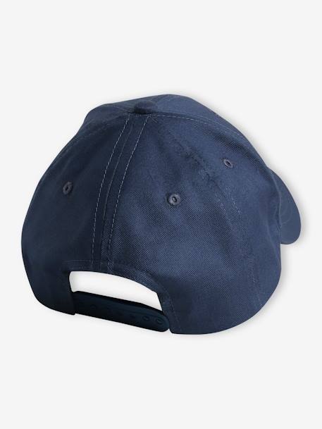 Casquette unie garçon brodée devant lichen+marine+rayé beige 5 - vertbaudet enfant 