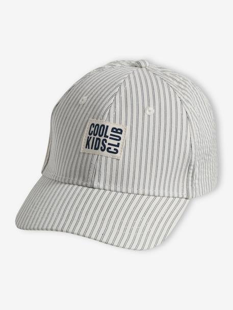 Garçon-Casquette unie garçon brodée devant