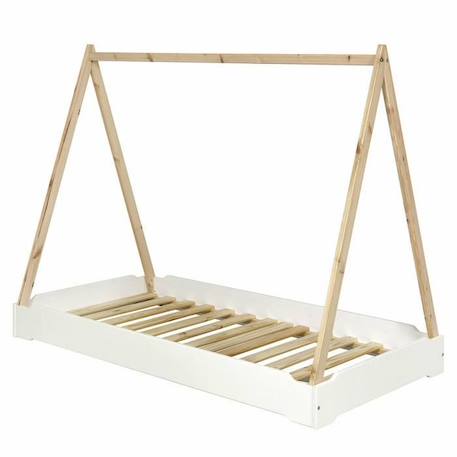 Lit empilable cabane Jelly   Blanc 90x190 cm BLANC 2 - vertbaudet enfant 