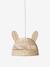 Abat-jour pour suspension Lapin en rotin beige 1 - vertbaudet enfant 