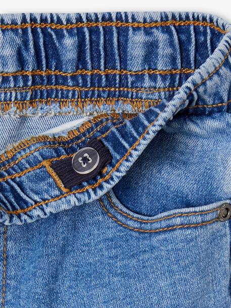 Jean slim Basics à enfiler denim gris+stone 8 - vertbaudet enfant 