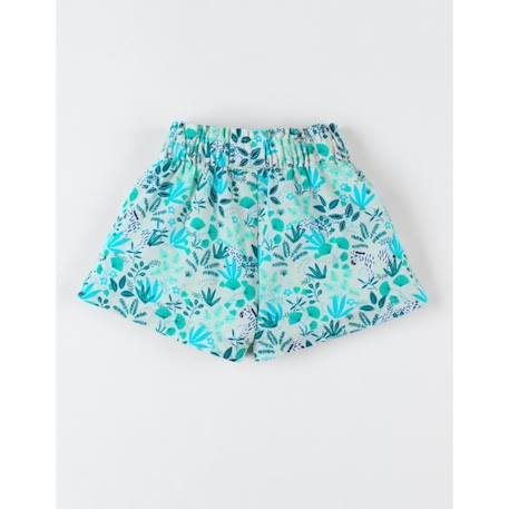 Short en crêpe de coton BLEU 2 - vertbaudet enfant 