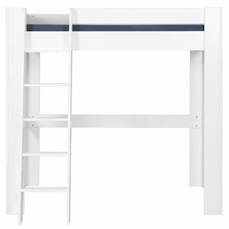 Pack lit mezzanine 2 places avec bureau et matelas Ali Blanc 120x190 cm BLANC 2 - vertbaudet enfant 