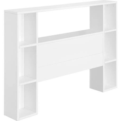 Tête de lit enfant avec rangements ZAO   Blanc 90 cm BLANC 1 - vertbaudet enfant 