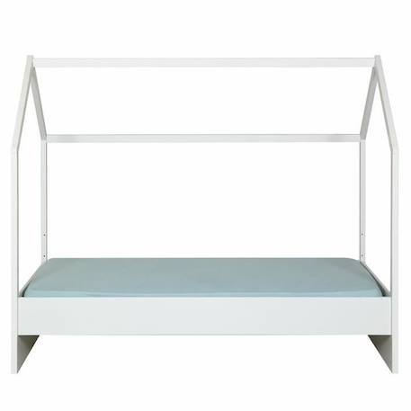 Lit cabane Pika   Blanc 90x190 cm BLANC 4 - vertbaudet enfant 