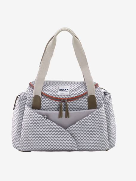 Sac à langer Sydney II BEABA GRIS IMP ALL OVER+gris imprimé+Play print corail+vert sauge 10 - vertbaudet enfant 