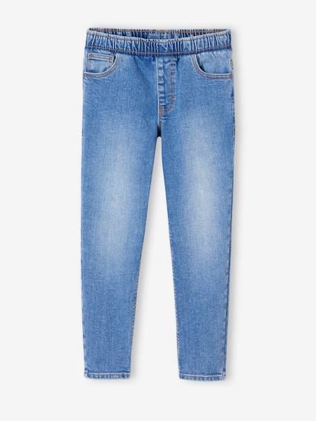 Jean slim Basics à enfiler stone 1 - vertbaudet enfant 