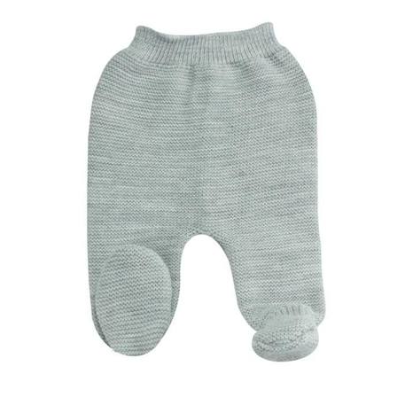 Bébé-Pantalon maille tricot - TROIS KILOS SEPT - Bébé - Vert sauge - Taille standard