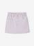Jupe couleur style paperbag fille facile à enfiler lavande+rose bonbon 1 - vertbaudet enfant 