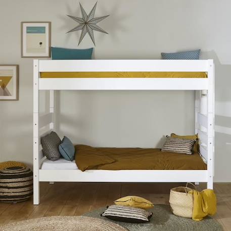 Lit superposé haut Aniba   Blanc 90x190 cm BLANC 3 - vertbaudet enfant 