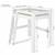 Pack lit mezzanine 2 places avec bureau et matelas Ali Blanc 140x190 cm BLANC 4 - vertbaudet enfant 