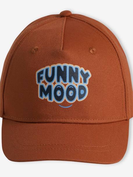 Casquette 'Funny Mood' garçon abricot 3 - vertbaudet enfant 