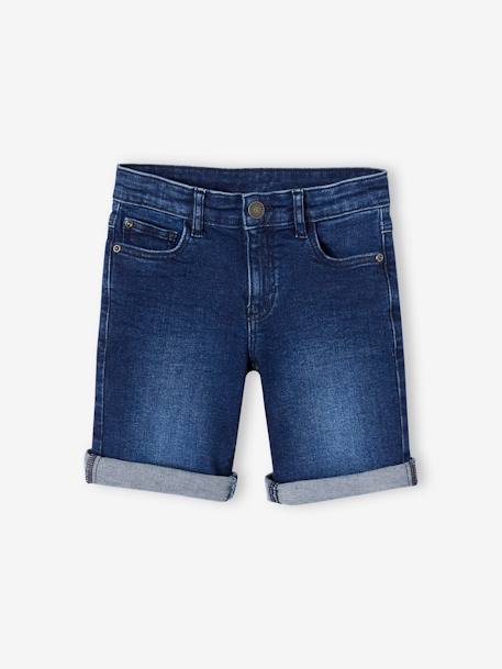 Bermuda en jean Basics garçon double stone+stone 7 - vertbaudet enfant 