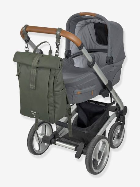 Sac à dos à langer Green Label LÄSSIG Rolltop Olive 9 - vertbaudet enfant 