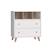 Commode bébé Kombu  Blanc et bois BLANC 1 - vertbaudet enfant 