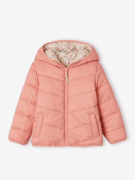 Fille-Manteau, veste-Doudoune légère réversible fille