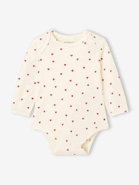 Lot de 5 bodies manches longues bébé emmanchure US en coton Bio bleu nuit 5 - vertbaudet enfant 