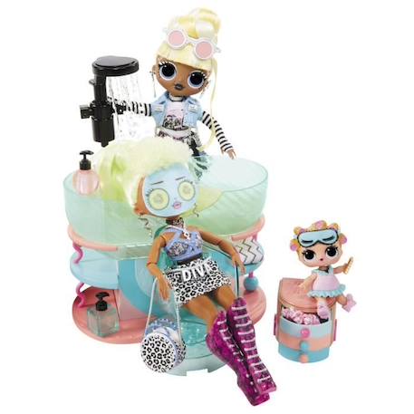 Coffret Salon & Spa L.O.L. Surprise - Baignoire, Bar à jus, Coiffure, Manucure/Pédicure - Mixte - 4 ans et plus ROSE 5 - vertbaudet enfant 