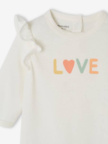 Lot de 2 dors-bien 'love' naissance en jersey pêche 5 - vertbaudet enfant 