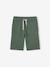 Lot de 2 bermudas Basics garçon en molleton lot encre+lot noir+lot rouge+vert sauge 20 - vertbaudet enfant 