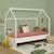 Lit cabane Pika   Blanc 90x190 cm BLANC 3 - vertbaudet enfant 